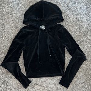 velvet hoodie